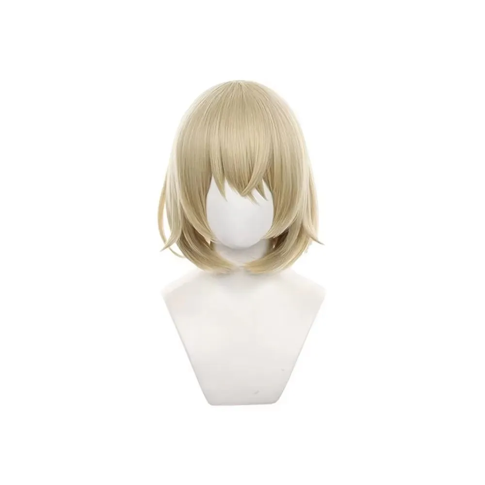 

Anime Cosplay Falin Touden Wig Bob Linen Synthetic Hair Peluca For Frieren Festival Role Play Props