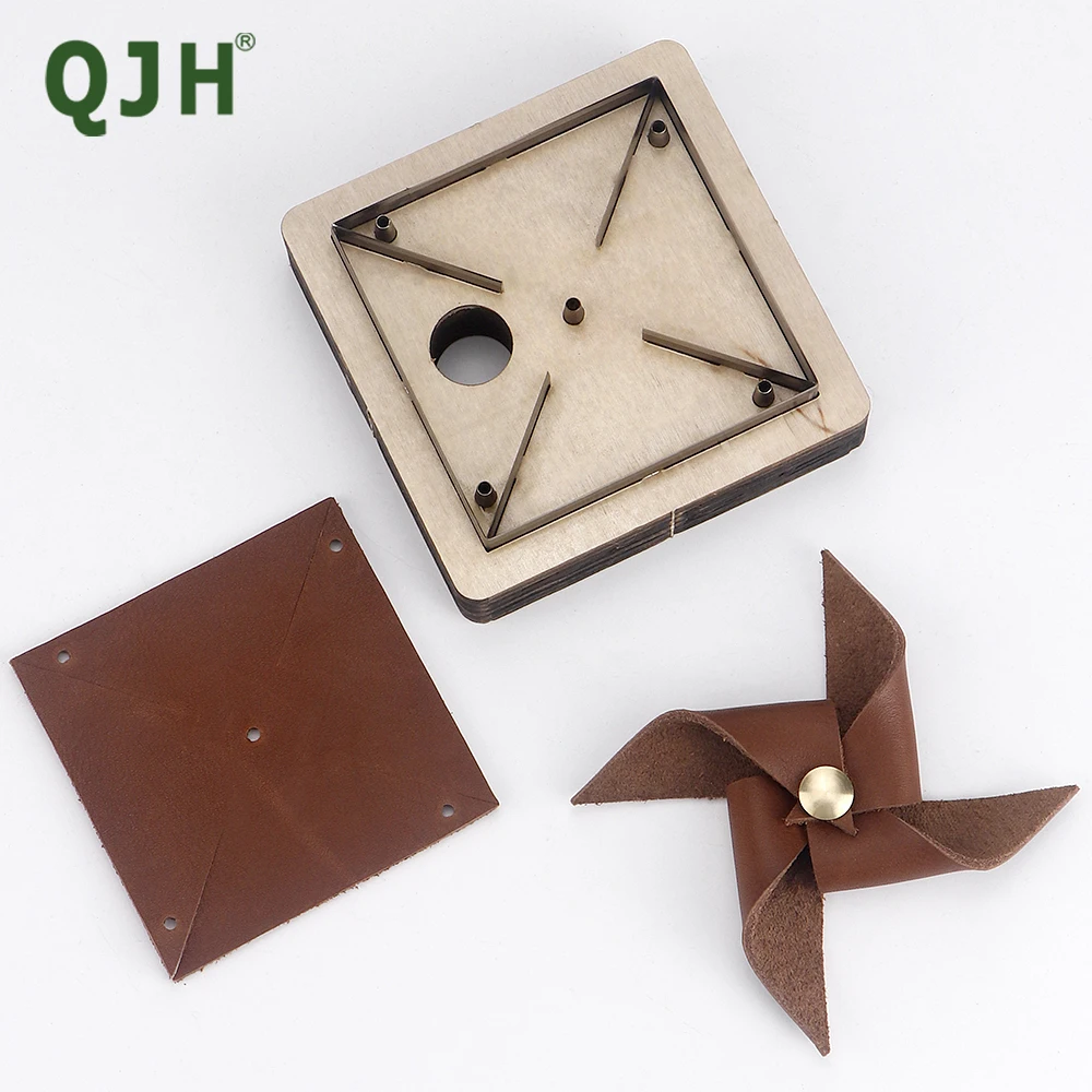

Big Windmill Leather Cutting Die, Windmill Key Pendant & Adornment Hole Punching Cutting Knife Die, Leather Crafts Kraft Tool