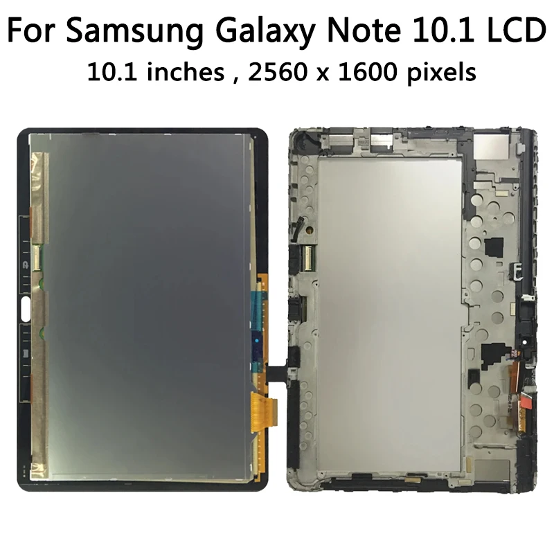 10.1inch For Samsung Note 10.1 2014 SM-P600 SM-P601 SM-P605 LCD Touch Screen Digitizer For Samsung P600 P601 P605 Display Frame