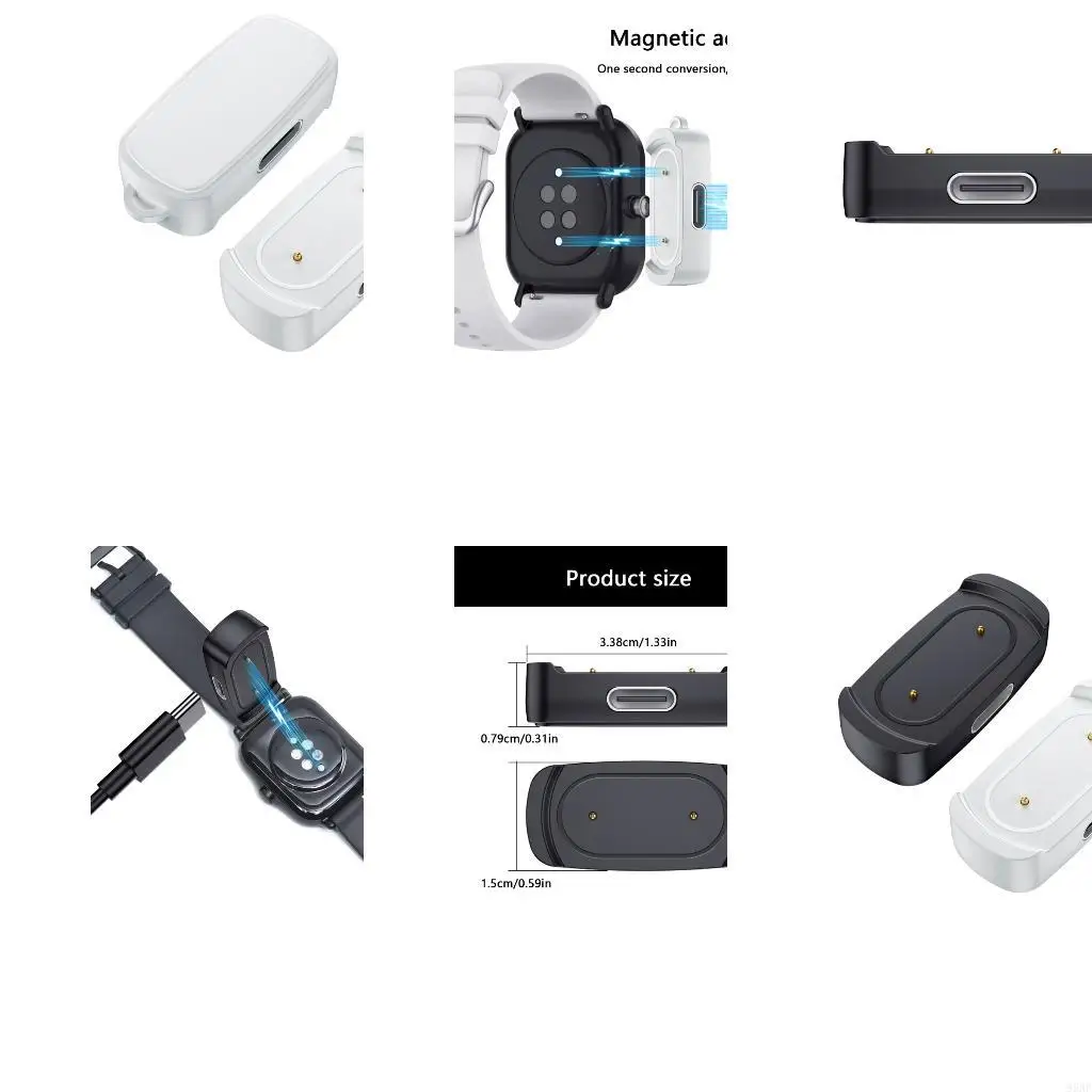 

95AF Easy Connection Travel Friendly быстро зарядная головка разъема подходит для умных часов GTR 2 Легко в