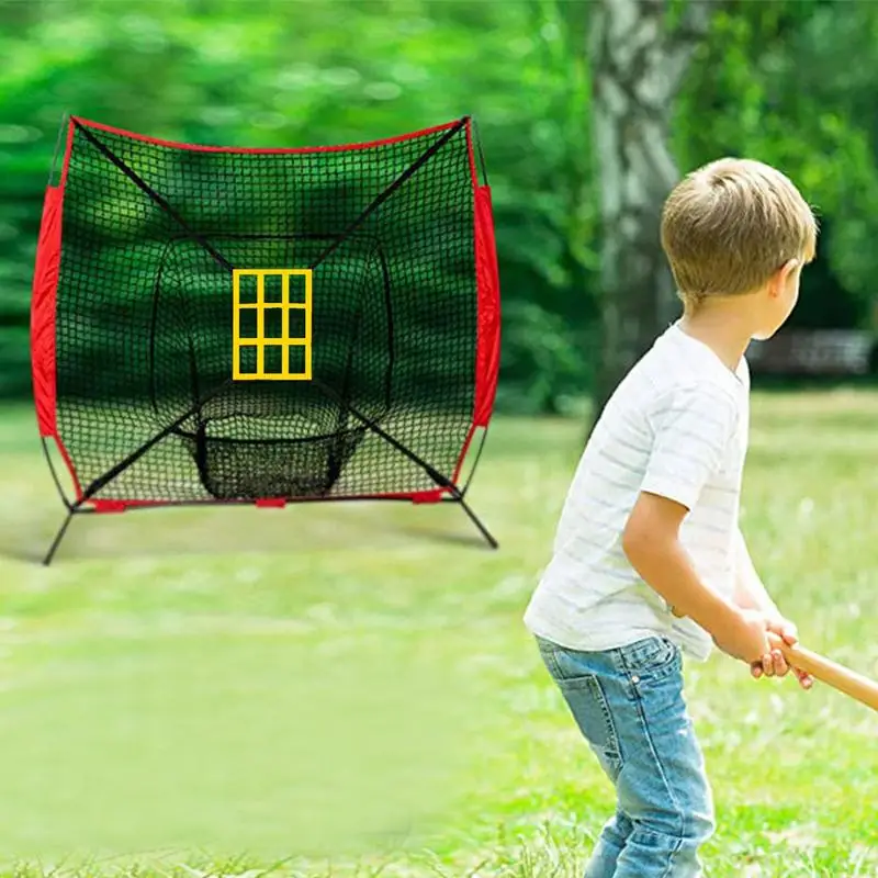 Baseball Practice Net Portable Hitting Pitching Batting Training Net Baseball Backstop Net Training Net For Hitting Pitching