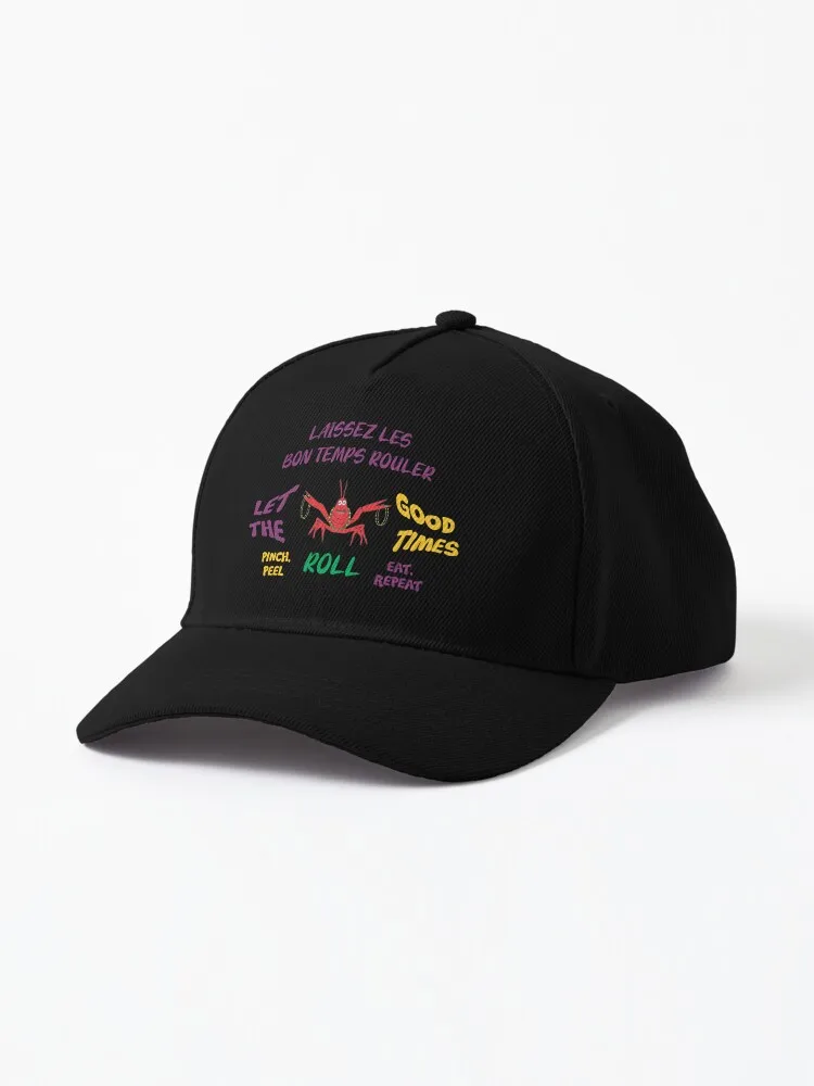 Let the good times roll Crawfish Cap Trucker Hats Style Headwear  Outdoor Sun Protection  Hat