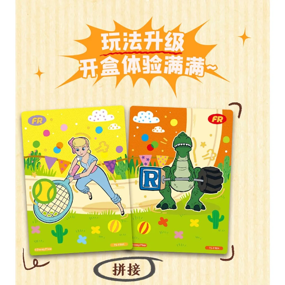 New CARD.FUN Toy Story Collezione di carte Disney Personaggio dei cartoni animati Woody Buzz Lightyear Squisite carte con ritratto di versione Q Regali