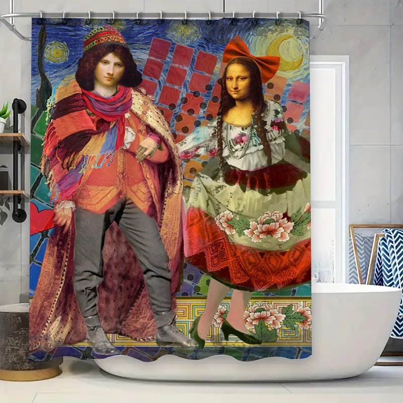 

Многоцветная занавеска для душа в богемном стиле с 3D-принтом звездной ночи для домашнего декора различных размеров