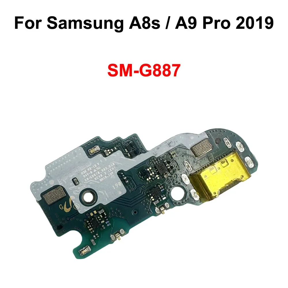 

Gefenis Charging Flex For Samsung Galaxy A8s / Galaxy A9 Pro 2019 SM-G887 USB Charge Port Jack Dock Connector Charging Board