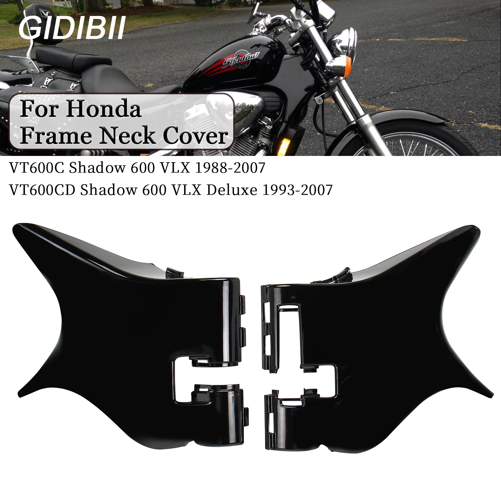 

Неокрашенная передняя крышка на шею для Honda VT600C Shadow 600 VLX 1988-2007 VT600CD Shadow 600 VLX Deluxe 1993-2007, защита обтекателя