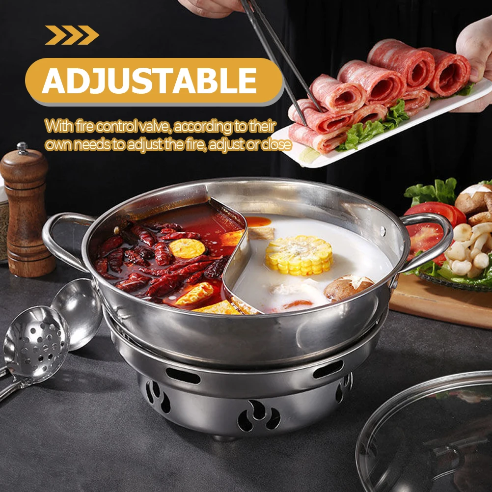 

Backup Fuel Source Small Camping Stove Mini Griddle Multifunctional Backpacking Stainless Steel