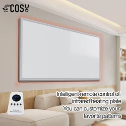 COSY Winter Indoor 600W Infrared Panel Heater 100% Flame-retardant Material Fast and Safe Heating Wall Mountedcustomized Image