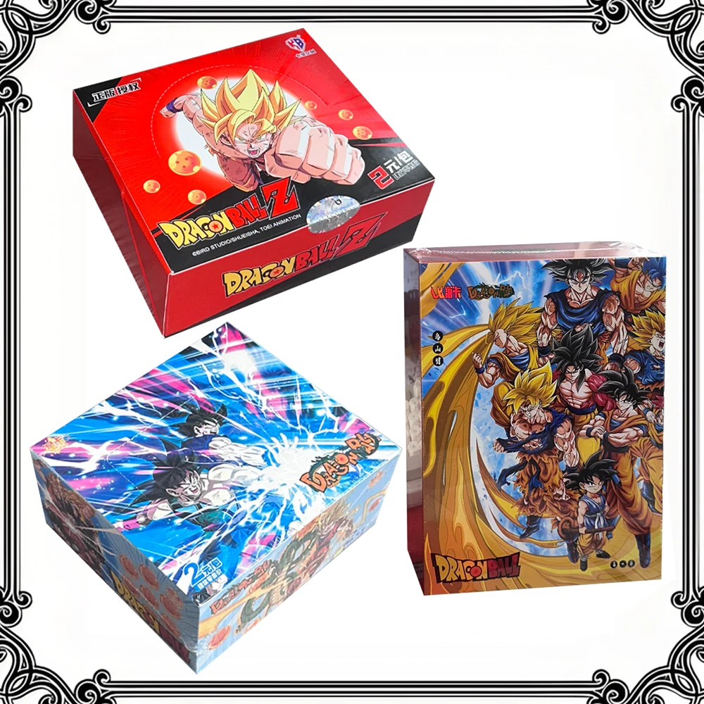 

Latest Wholesale Dragon Ball Collection Cards Polaroid Card Son Goku Vegeta Super Saiyan Anime Characters Collection Toys Gifts