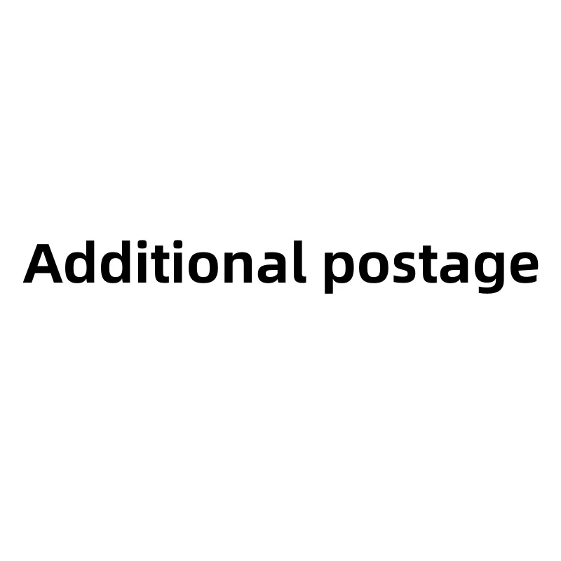 

Additional postage