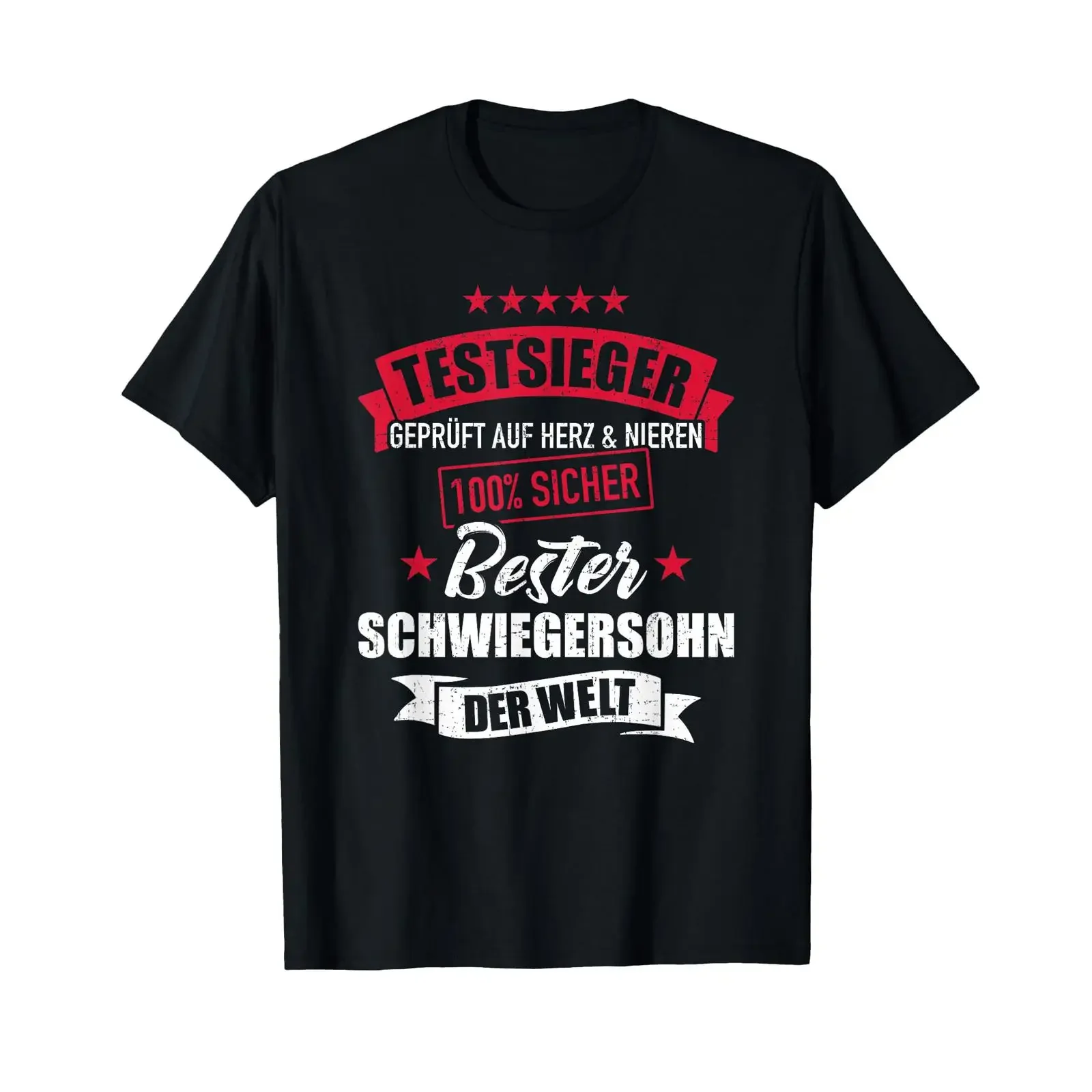 World's Best Son in Law Test Winner T Shirt vintage Washed designer clothes Stylish Breathable Slightly Versatile fashion Soft