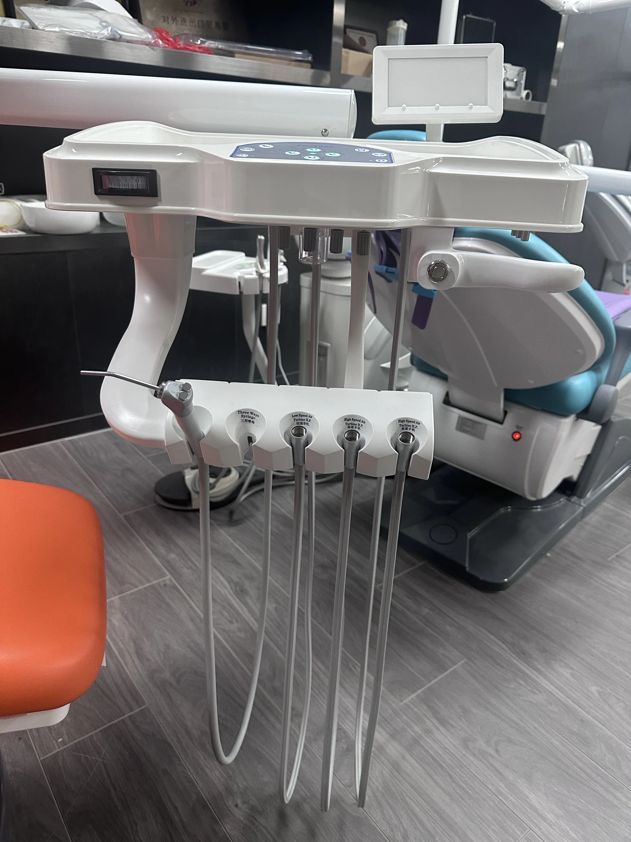 Factory Direct Dental Unit Electric Plastic Dental Instruments for Medical Supplies Promotion Economic Dental Chair Unit