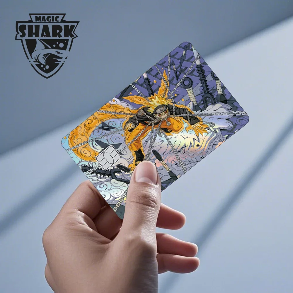 Heißer Verkauf Anime Asuke Kakashi Laser Holographische Debit Bank Kreditkarte Film Haut Abdeckung Aufkleber – Detail 2