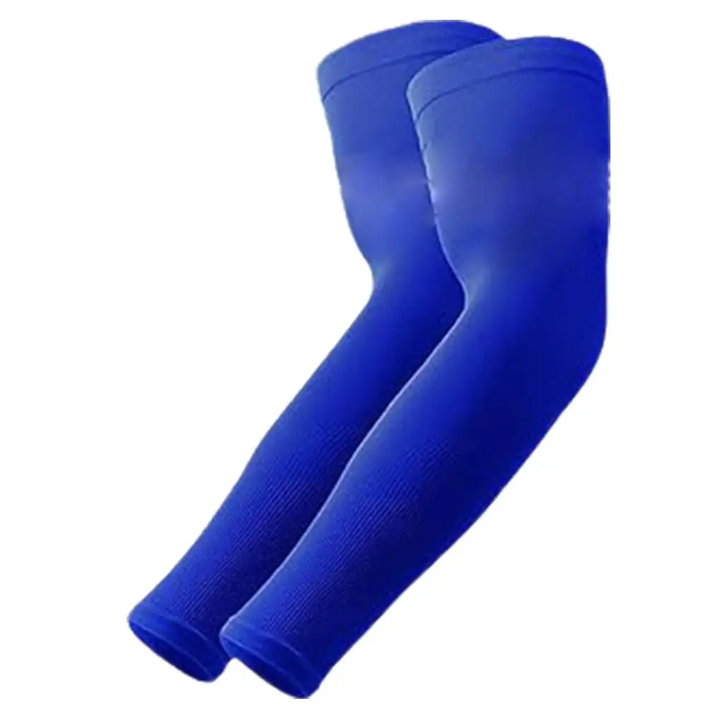 1 Paar Nylon Arm manschette UV-Schutz Eis hülsen atmungsaktive Kühlarm hülsen Schutz für Outdoor-Radfahren Radfahren Wandern f7d9