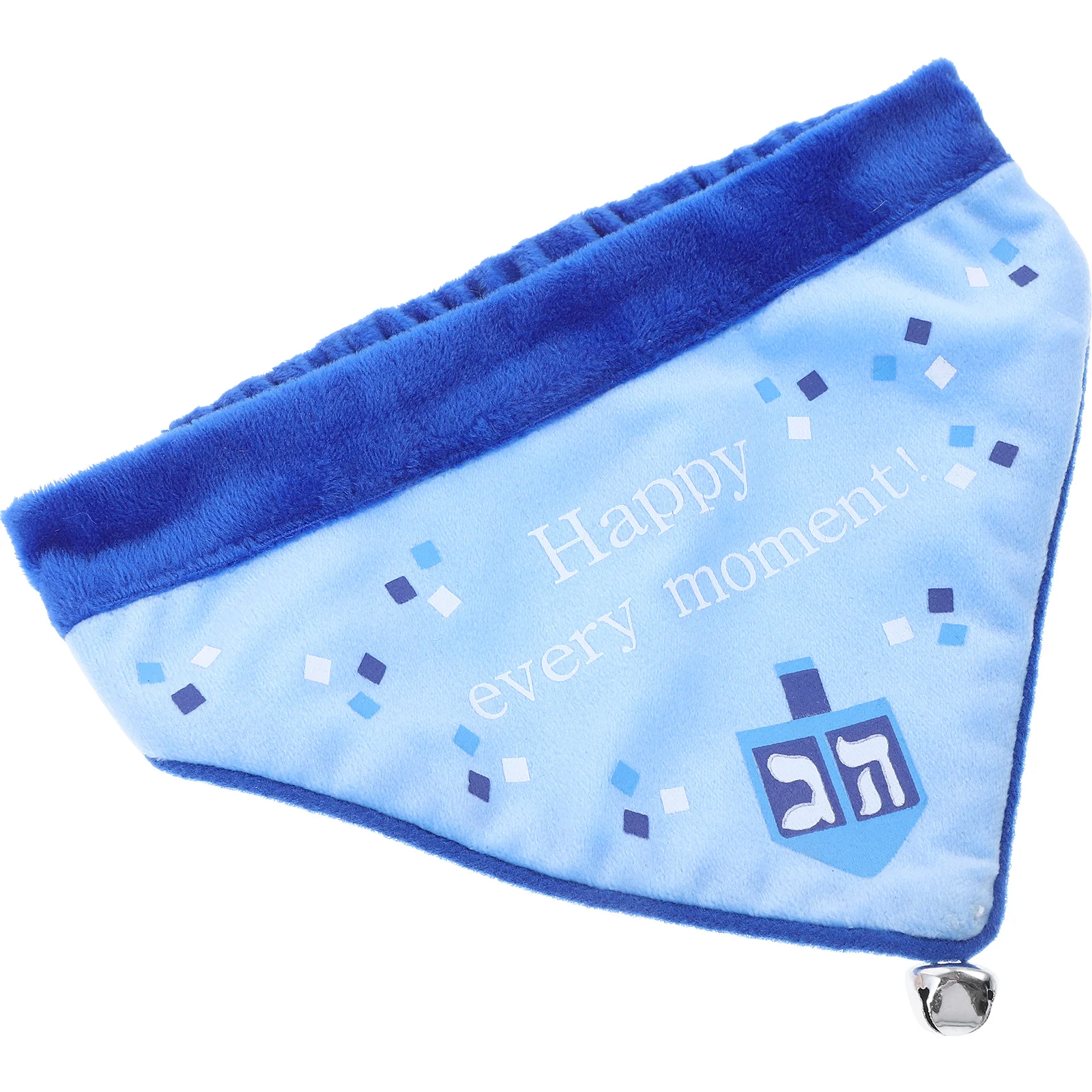 

Hanukkah Themed Pet Triangle Towel Soft Dog Bandana for Small Pets Festive Outdoor Party Walks Adorable Washable Fashion Scarf