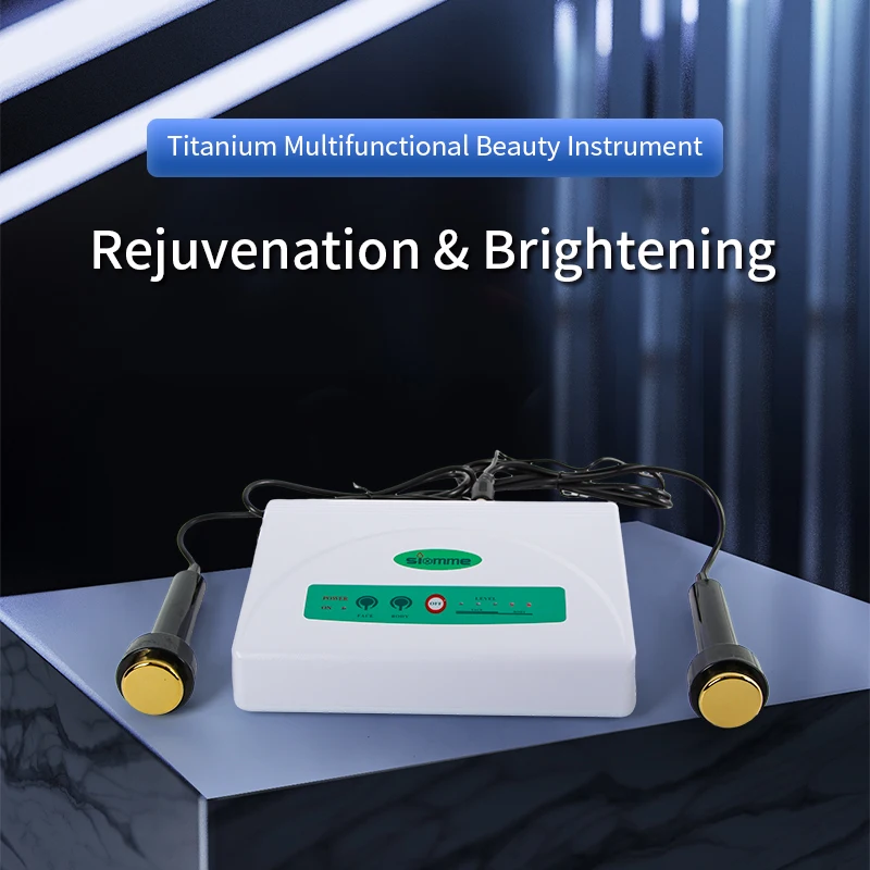 جهاز تجميل سطح المكتب بمنظف شد الوجه بالموجات فوق الصوتية بمقابض مزدوجة مع مقابس الاتحاد الأفريقي والولايات المتحدة #2