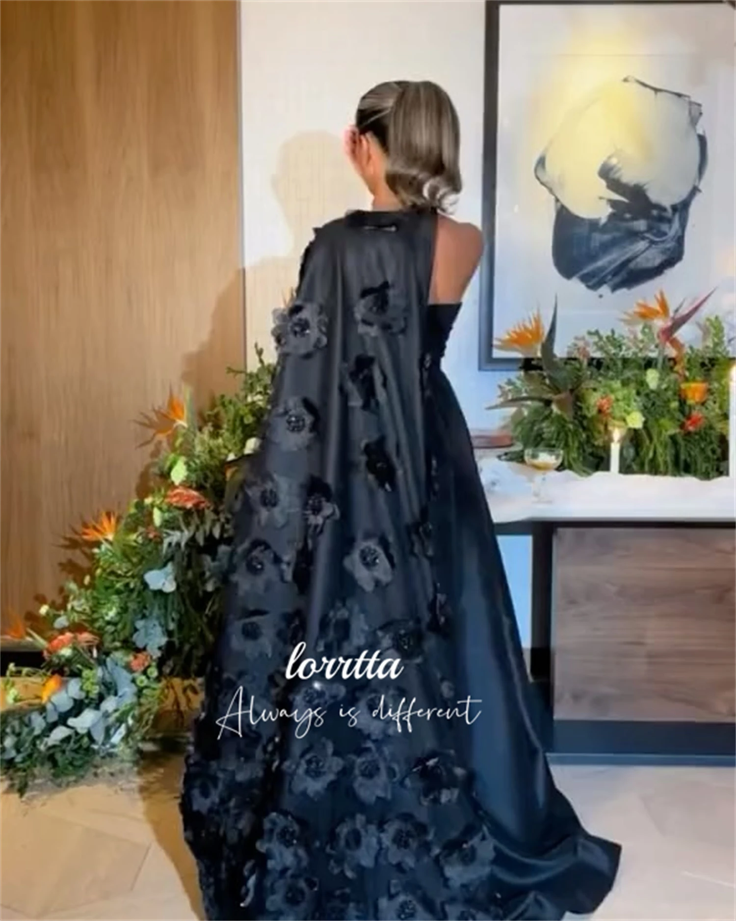 Lorrtta Wedding Party Dress Evening Flower Decoration Formal Occasion for Special Occasions Ball Gowns Customized فساتين سهرة