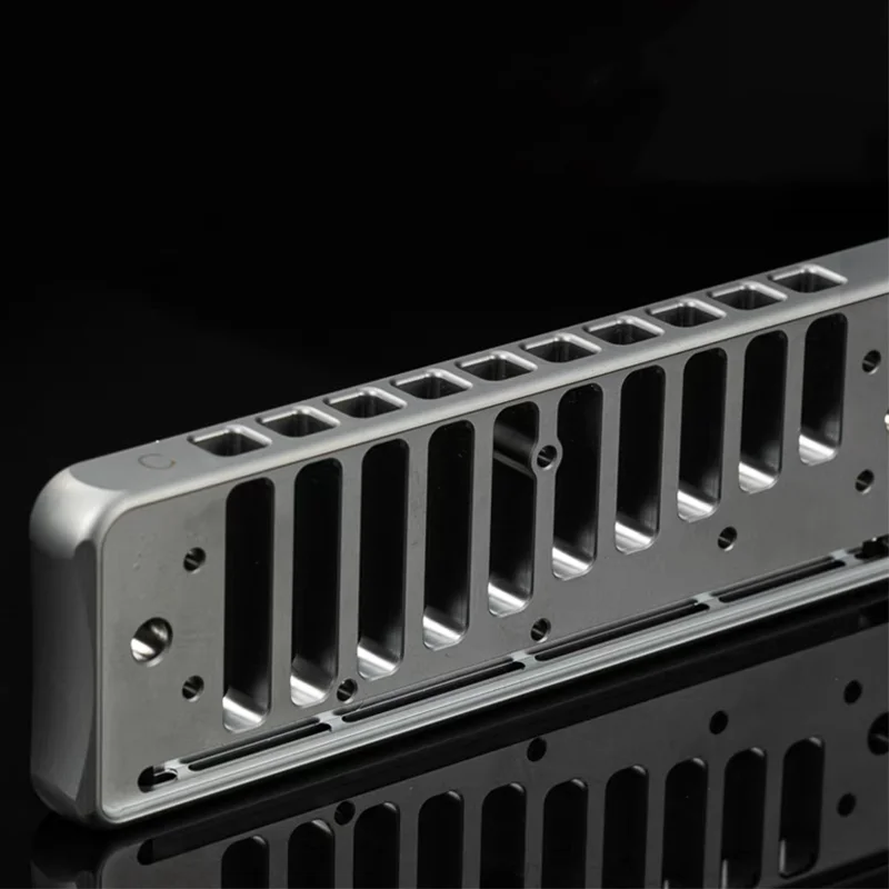 JDR Harmonica Assassin Pro Blues Harp 10-hole 20 Tone Key of C Armonica Profession Diatonic Mouth Organ Aluminum Alloy Comb Harp