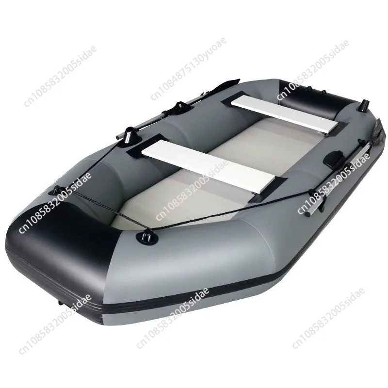Kayak Hard Rubber Boat Thickened Fishing Assault Boat Inflatable Lure Folding Hovercraft For Outdoor Water Sports Adventure