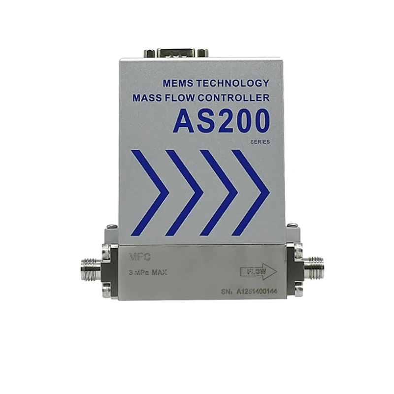 Air Nitrogen Stainless Steel Mass Flow Meter Controller Max 500L/min Quick Connector