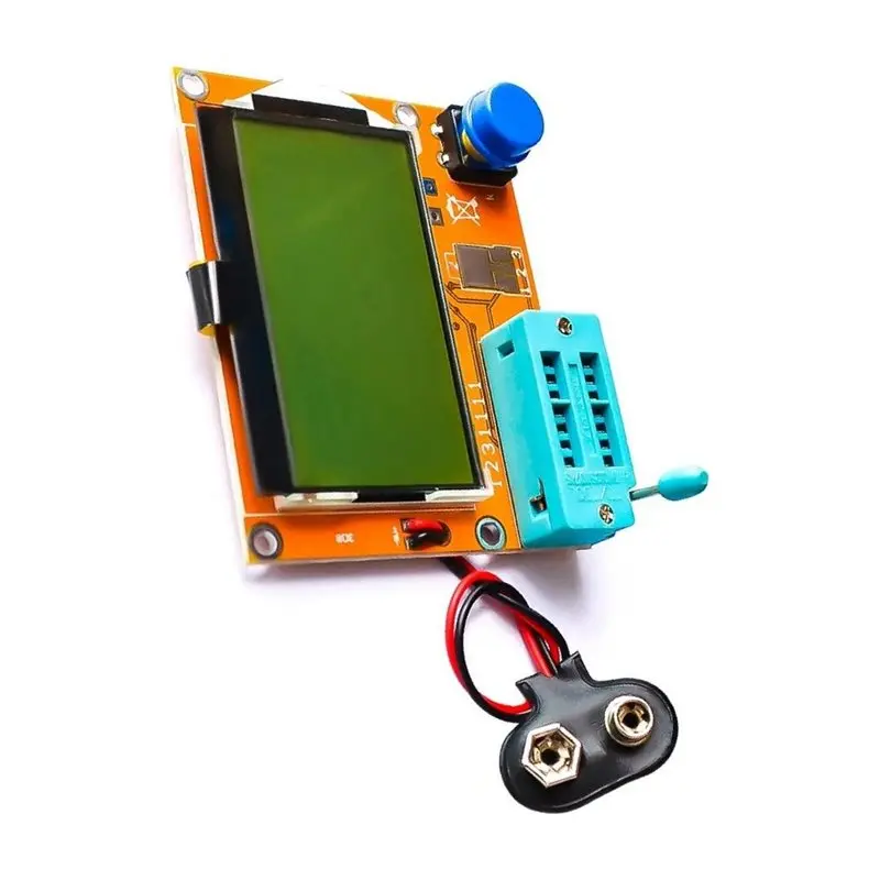75STO- Battery Buckle Included 2PCS LCR-T4 ESR Meter Transistor Tester Diode Triode Capacitance SCR Inductance