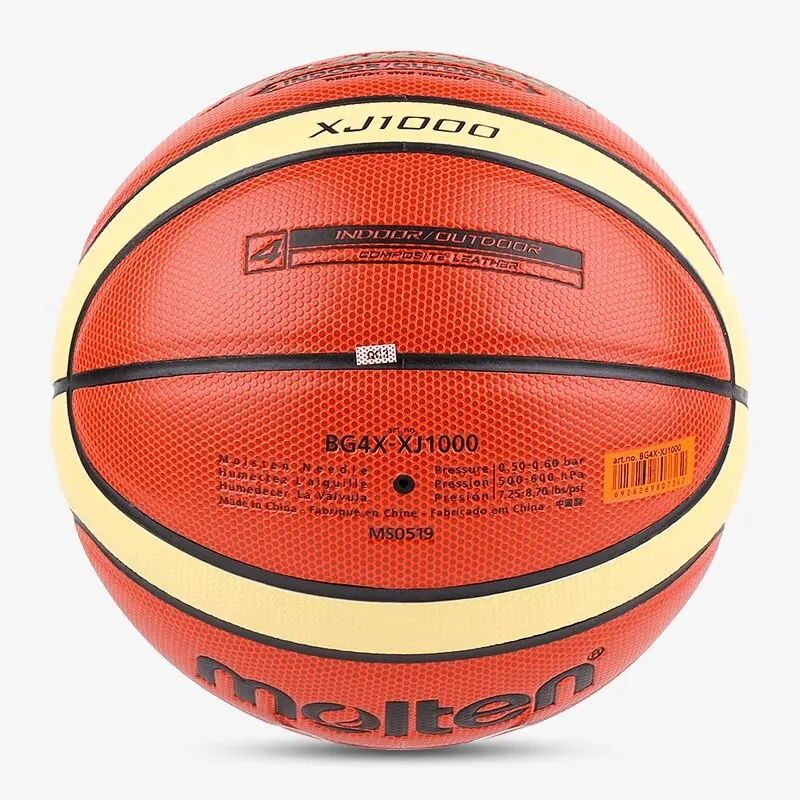 Molten-pelotas de Baloncesto para hombre y mujer, Material de PU, tamaño oficial 7/6/5, de alta calidad, para entrenamiento de partido en interiores y exteriores