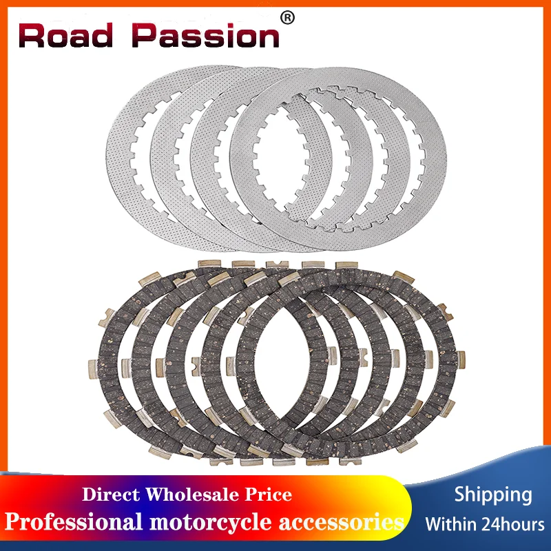 

Road Passion Motorcycle Clutch Friction Plates & Steel Plates Kit For KAWASAKI 13088-0558 13089-0021ER 250 ER Z250 (ABS)Ninja