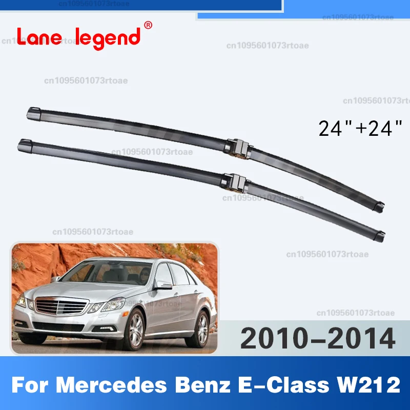 

Wiper LHD Front Wiper Blades For Mercedes Benz E-class W212 2010 - 2014 Windshield Windscreen Window Rain Brush 24"+24" 2013