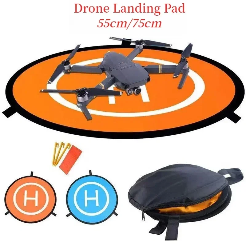 55/75cm Drone Quadcopters Accessories Universal Foldable Landing Pads