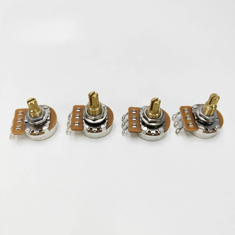 Premium Signal Guitar Control Potentiometer, All-Brass CTS Pot for Lifelong Performance, 250K 500K Solid Shaft