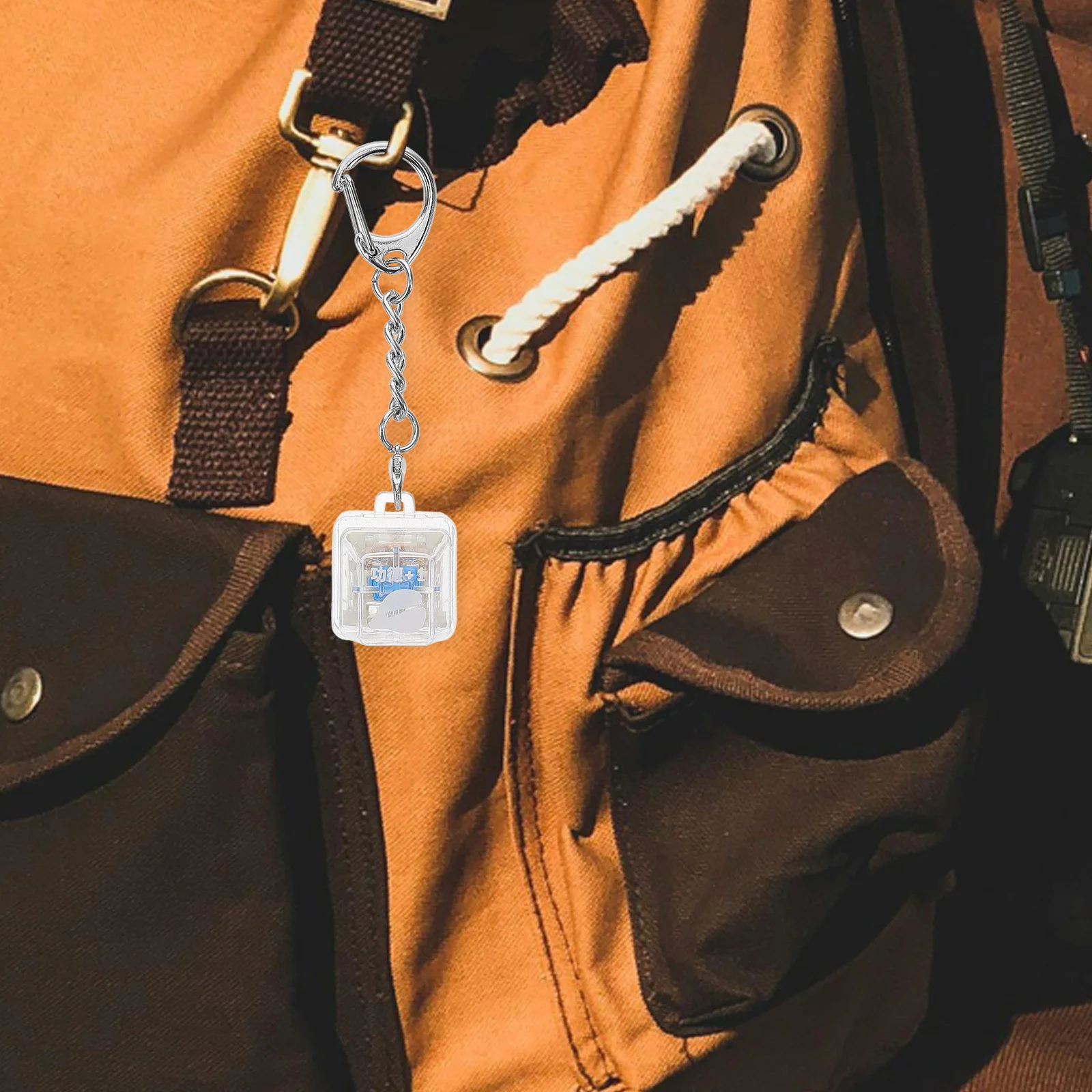 

3Pcs Electronic Wooden Fish Creative Keycap Keychain Keyboard Caps Hanging Bag Pendant Clicker Keychain Decor Keycap Keychains