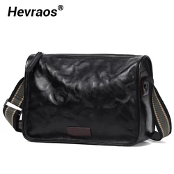 New Design Men Bag Luxury boys Crossbody Bag First Layer Cowhide Leather Shoulder Bags  Fashion Flap Messenger Bag Quality