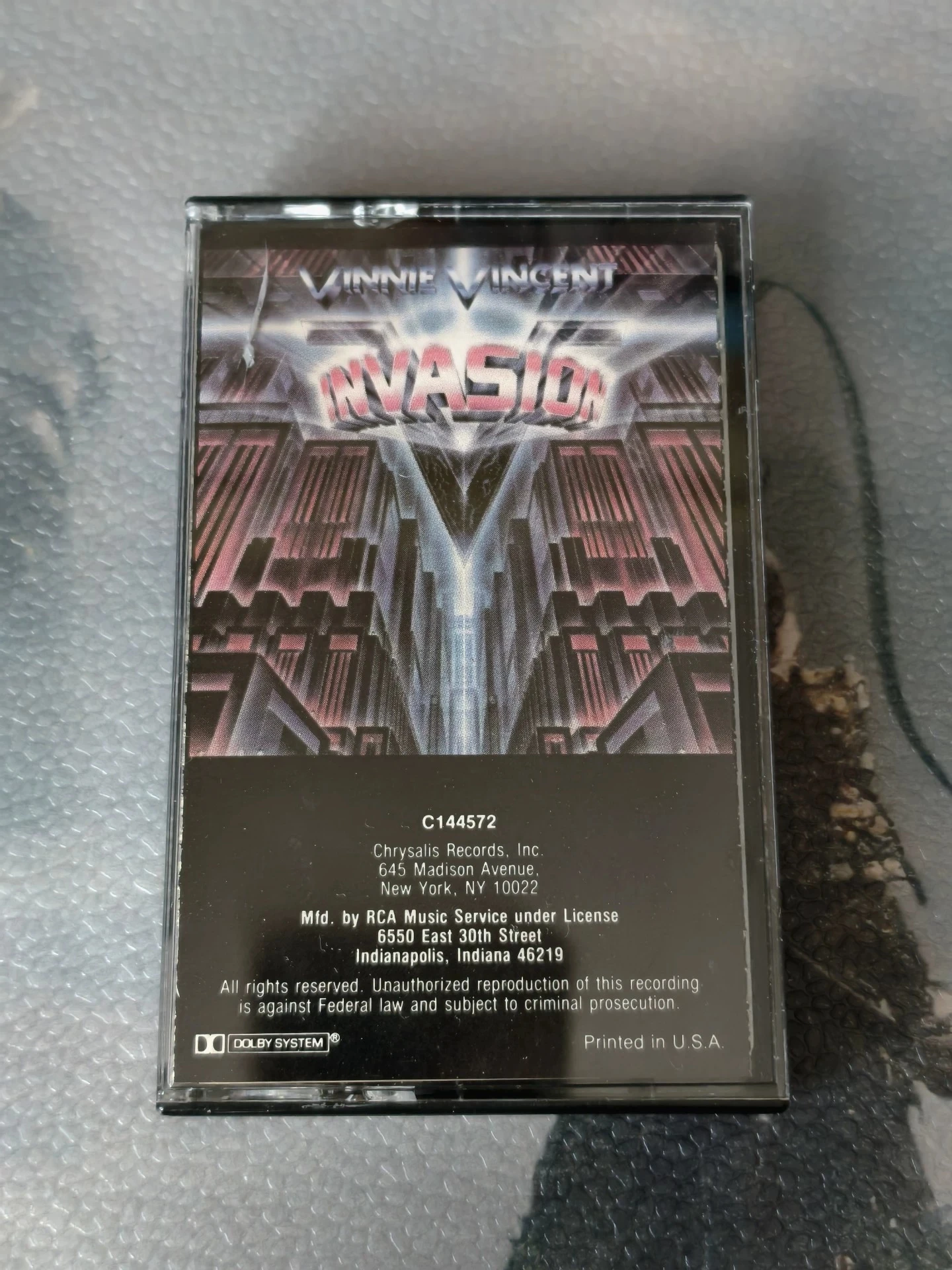 

Rock Vinnie Vincent Invasion Dana Strum Music Tape Greatest Hits Album No Substitute Cassettes Cosplay Recorder Soundtracks Box