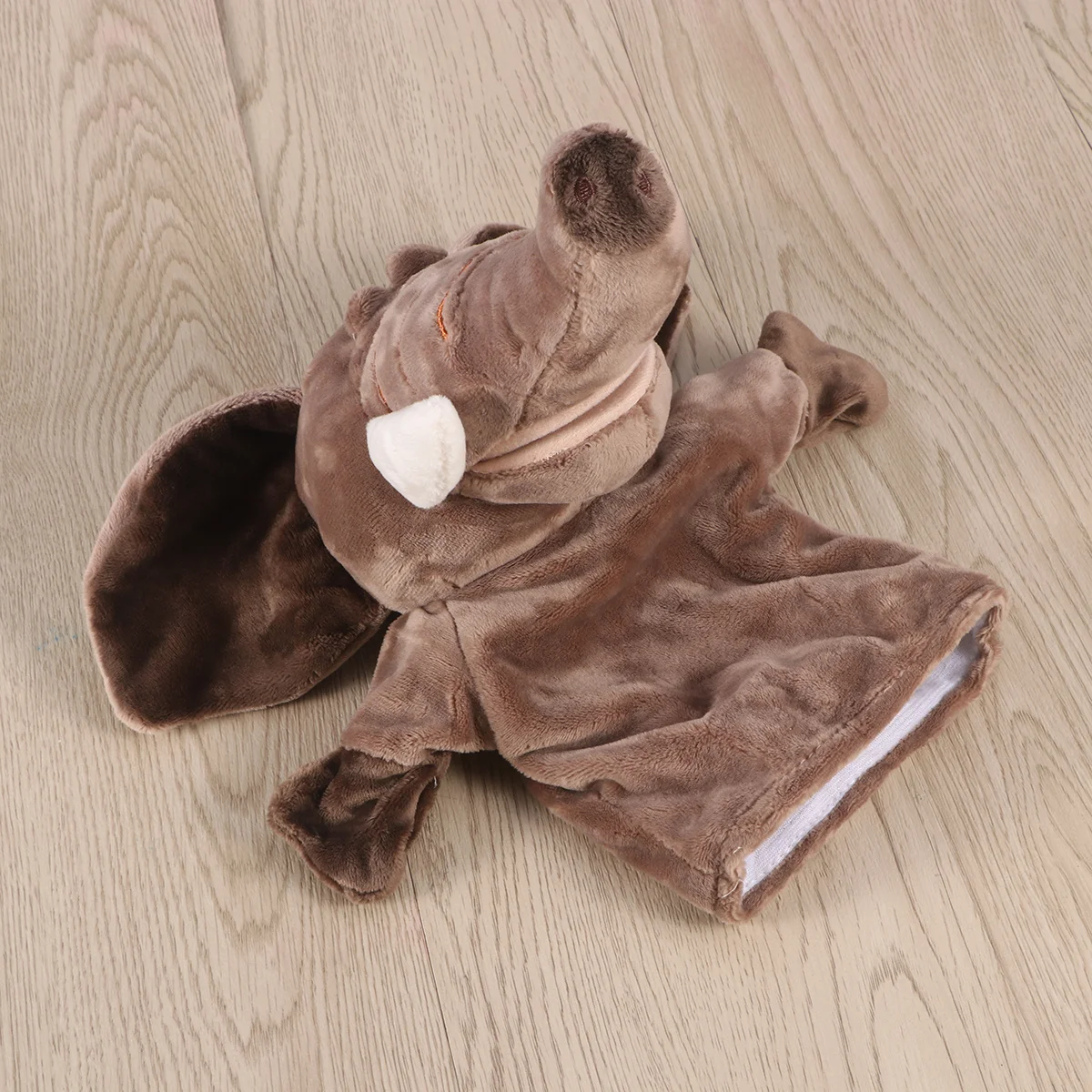 Burattino a mano Morbido elefante farcito per bambini Elefante Gioco interattivo Burattini regalo educativo Burattino a mano