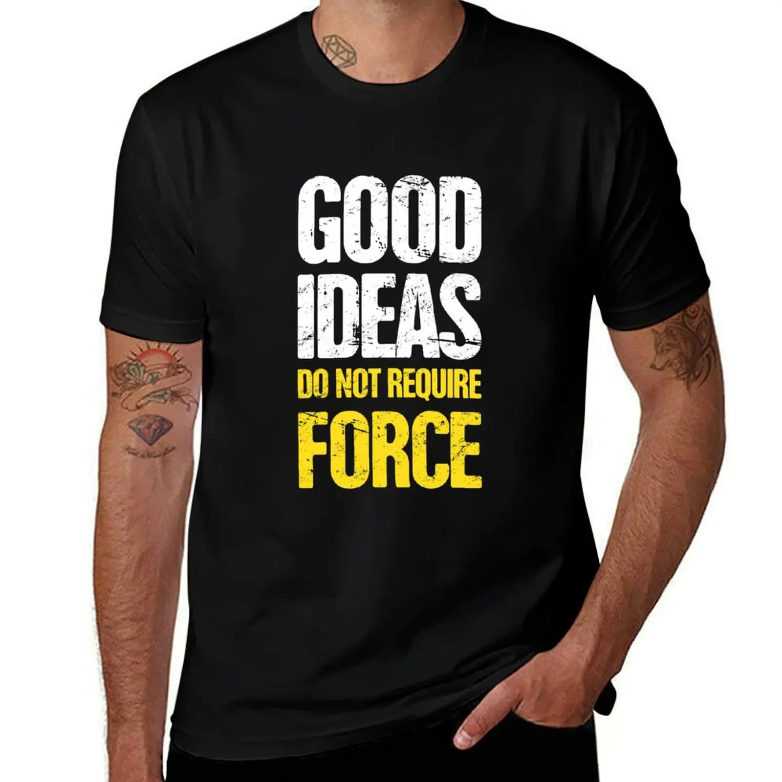 

Voluntarism Libertarian AnCap - Force Gift T-Shirt vintage anime stuff boys whites mens workout shirts