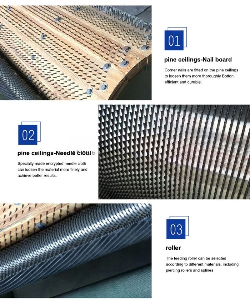 Wentylator do obróbki wełny 380V, maszyna do przechowywania wełny, maszyna do zbierania wełny, maszyna do otwierania odpadów bawełnianych, maszyna do otwierania bawełny