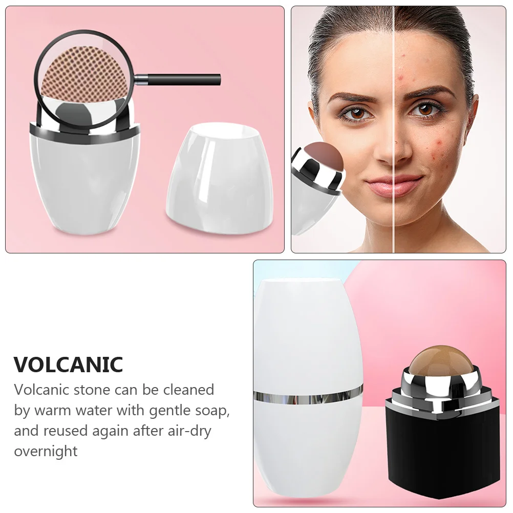 ลูกกลิ้งดูดซับความมันจากภูเขาไฟแบบแท่ง สำหรับดูแลผิวหน้า พกพาสะดวก ช่วยควบคุมความมันบนใบหน้า เหมาะสำหรับใช้ระหว่างเดินทาง