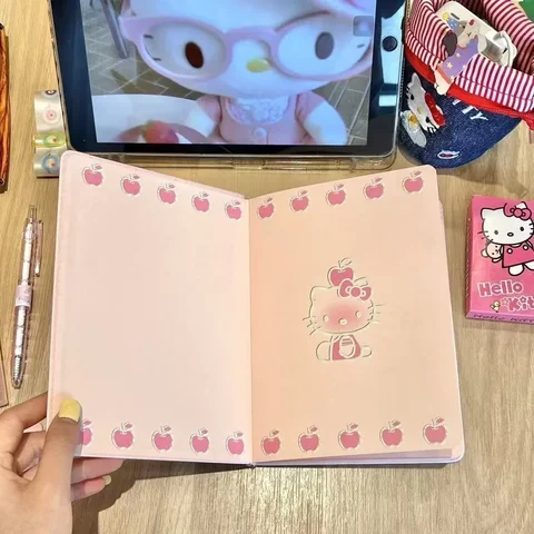 Блокнот Hello Kitty с цветными страницами для студентов — фото устройства