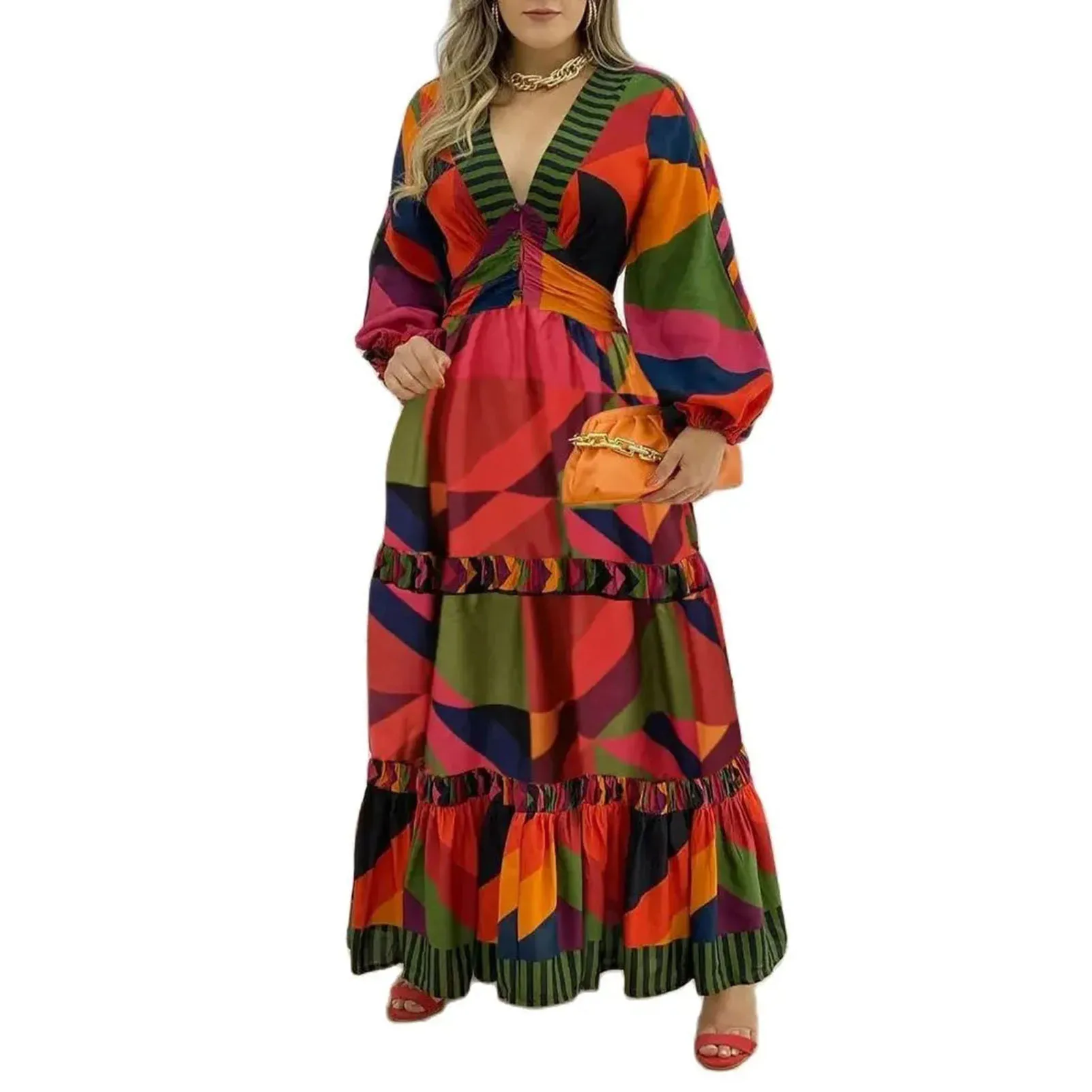 Abiti Boho estivi da donna Lady abito da spiaggia traspirante regalo per natale compleanno capodanno