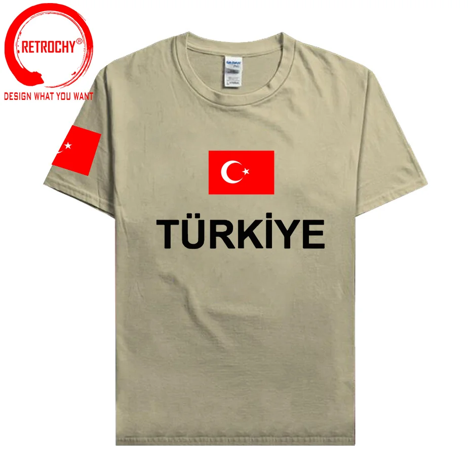 Turkey t shirt men TUR t-shirts nation team 100% cotton fans tops letters street wear fitness tshirt Turkish Turk country tees