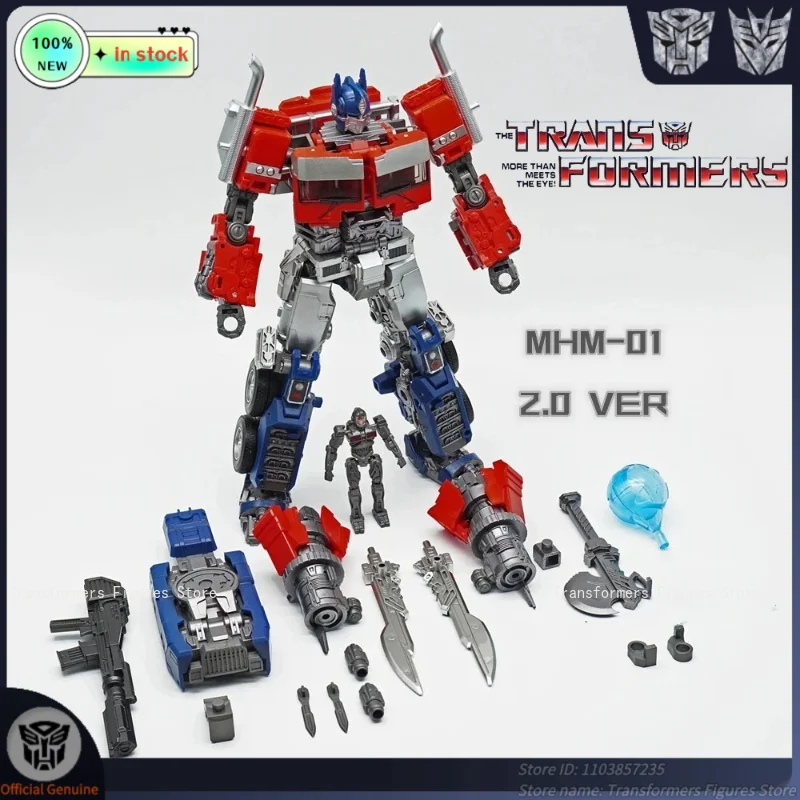 Совершенно новый робот-трансформер, игрушки MHM-01 MHM01 Optimus Prime G1, мультяшная фигурка из фильма, подвижная модель аниме, популярные подарки
