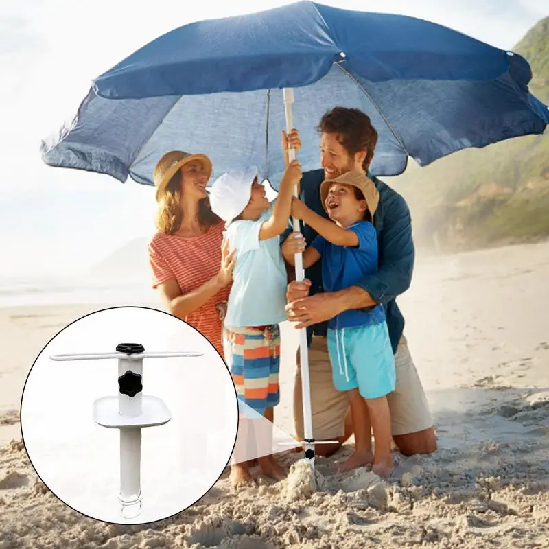 Beach Umbrella Anchor Heavy Duty Metal No Dig Sand Anchor Windproof Umbrella Holder Stand No Dig Beach Sand Ground Anchor For