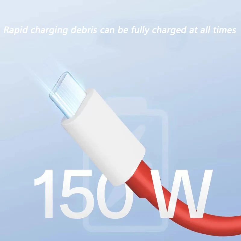 150W SUPERVOOC Fast Charger สาย USB Type C 8A สําหรับ OnePlus Ace 2 Pro 10R 10T