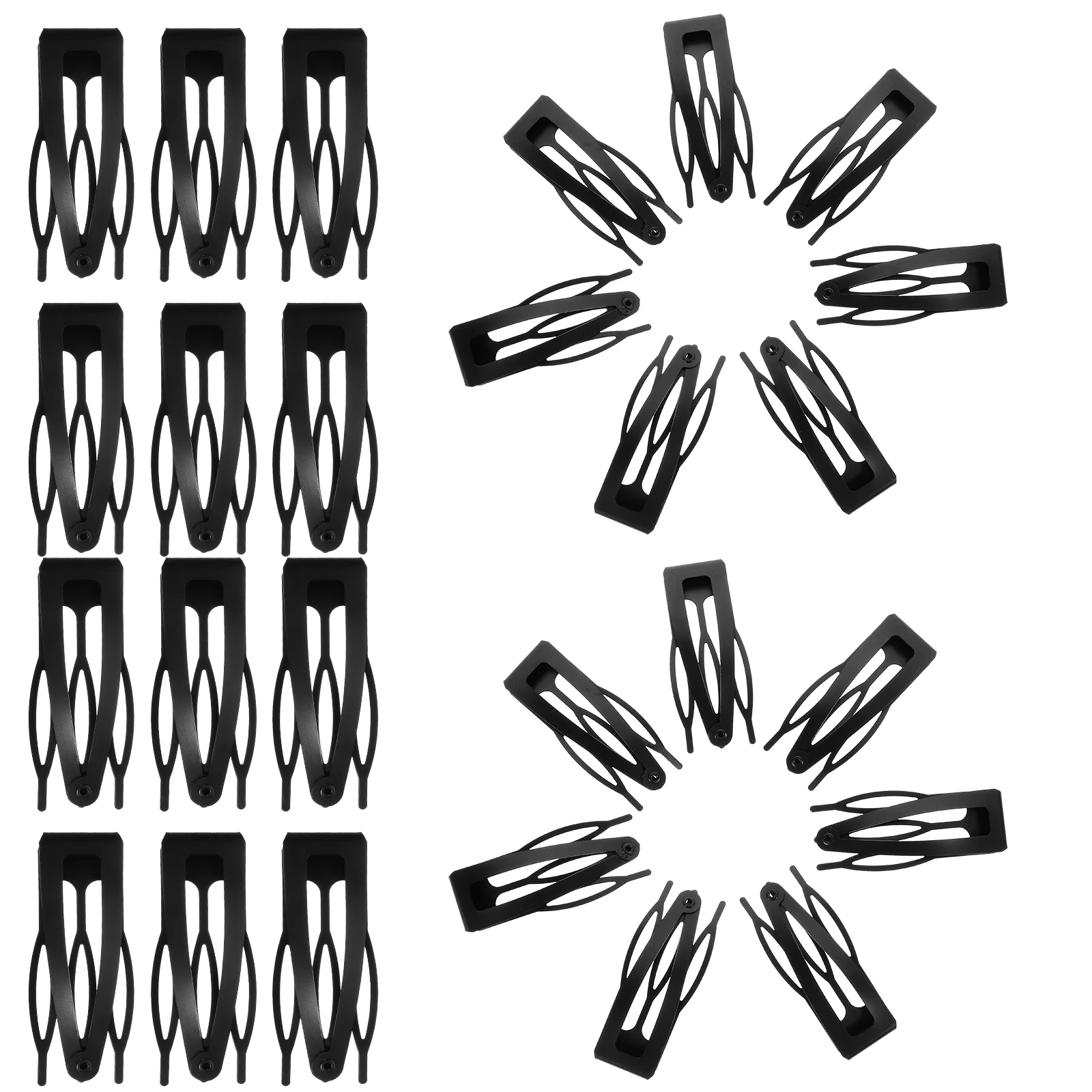 

30 Pcs Hair Pins Clips for Girls Little Kawaii Tool Bangs Metal Snap Accessories Miss Short