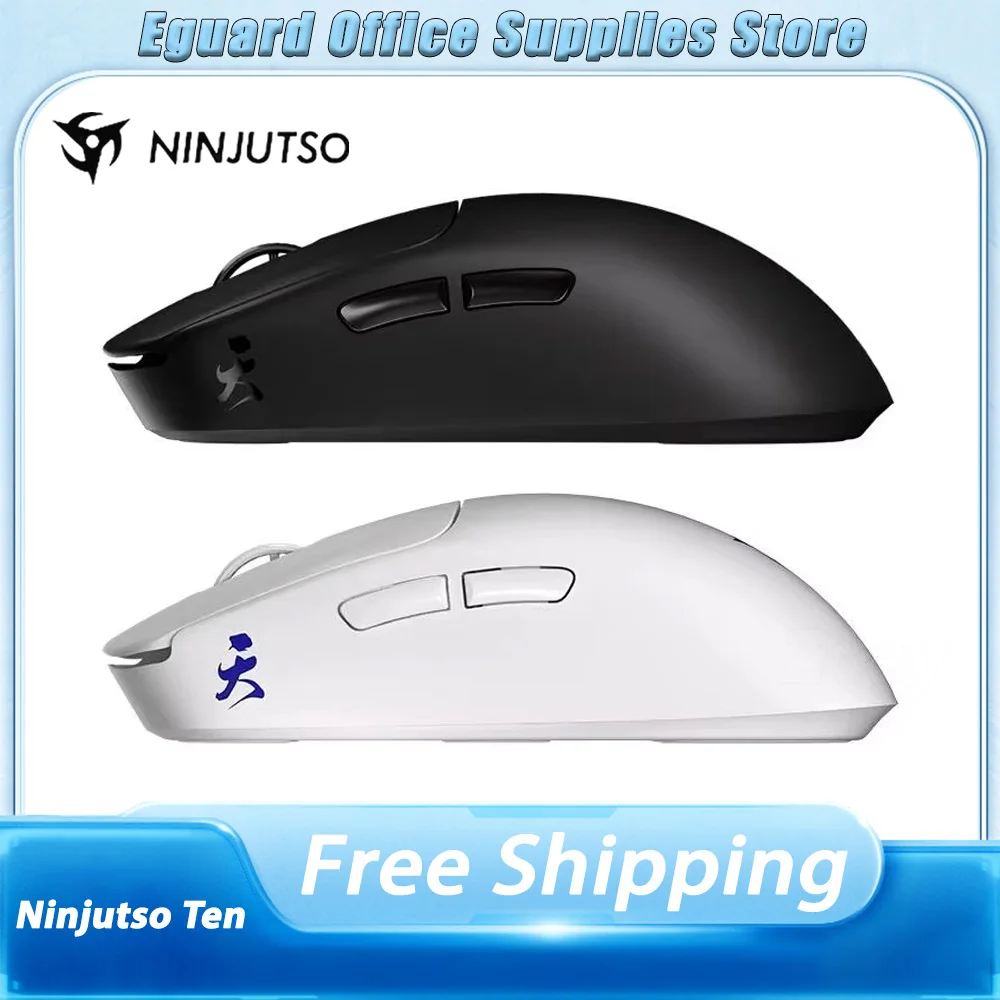 

Игровая мышь Ninjutso Ten, легкая, 8K, проводная, 2,4G, 30000 точек на дюйм, эндоскелетовая поддержка, компьютерная периферия для ПК, аксессуары для геймеров