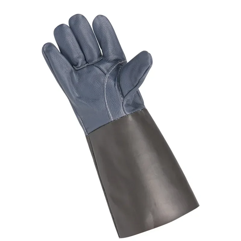 Cowhide Thorn Proof Gardening Gloves Puncture Resistant Anti Stab Protective Gloves for Rose Chestnut Harvesting