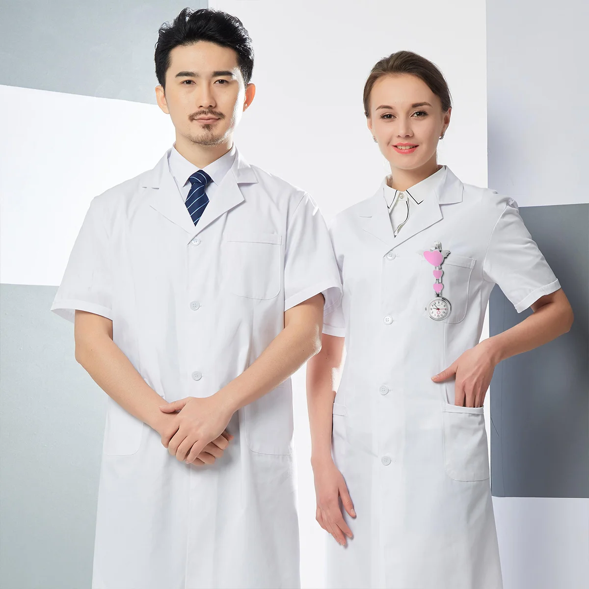 ممرضة معلقة ساعة جيب ساعة للنساء الرجال الموضة الإبداعية ساعة بسيطة دائم قلادة ساعة ديكور #4