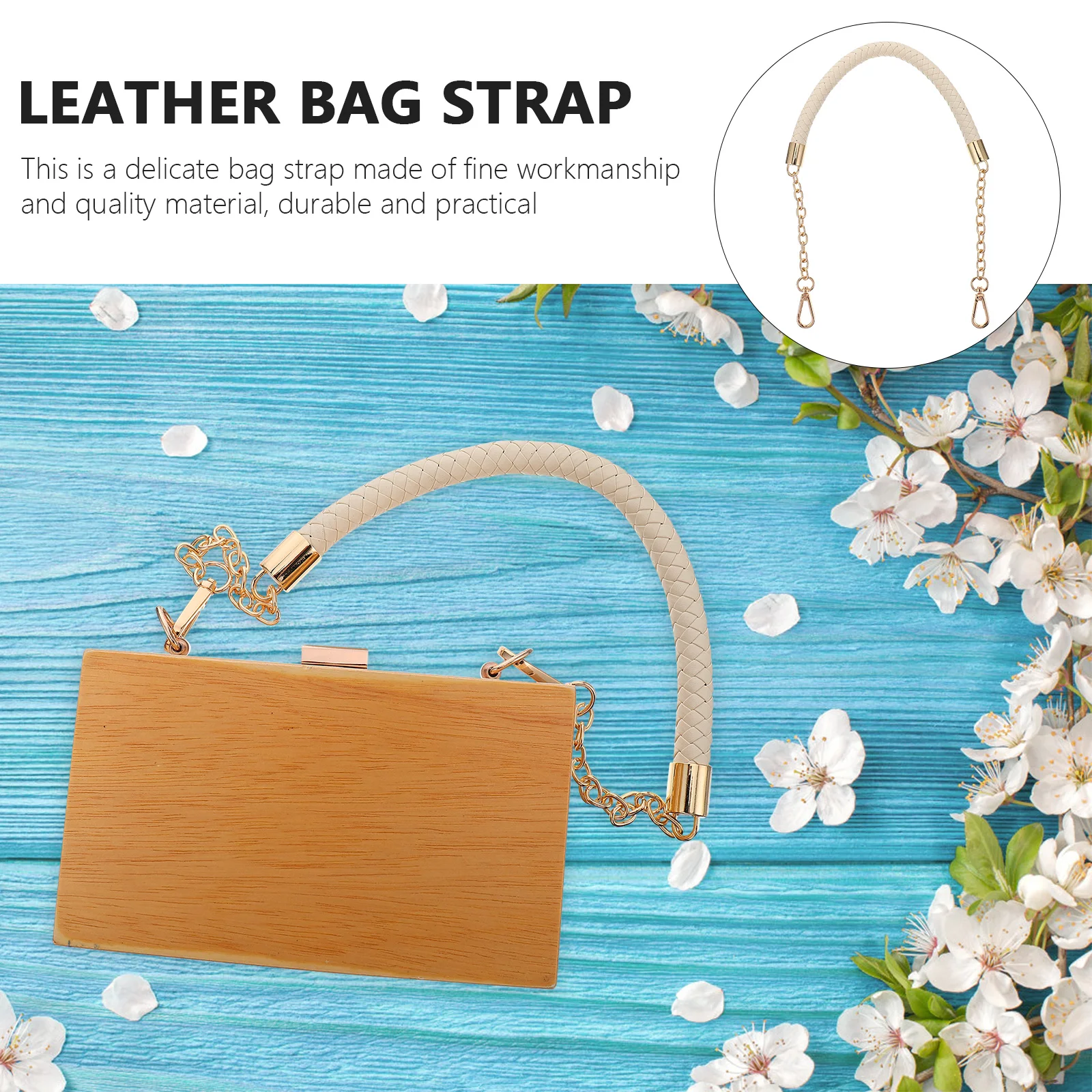 

Bag Strap Replacement Shoulder Accessories PU Adjustable Detachable Straps For Clutch Handbags Camera Bags Lightweight