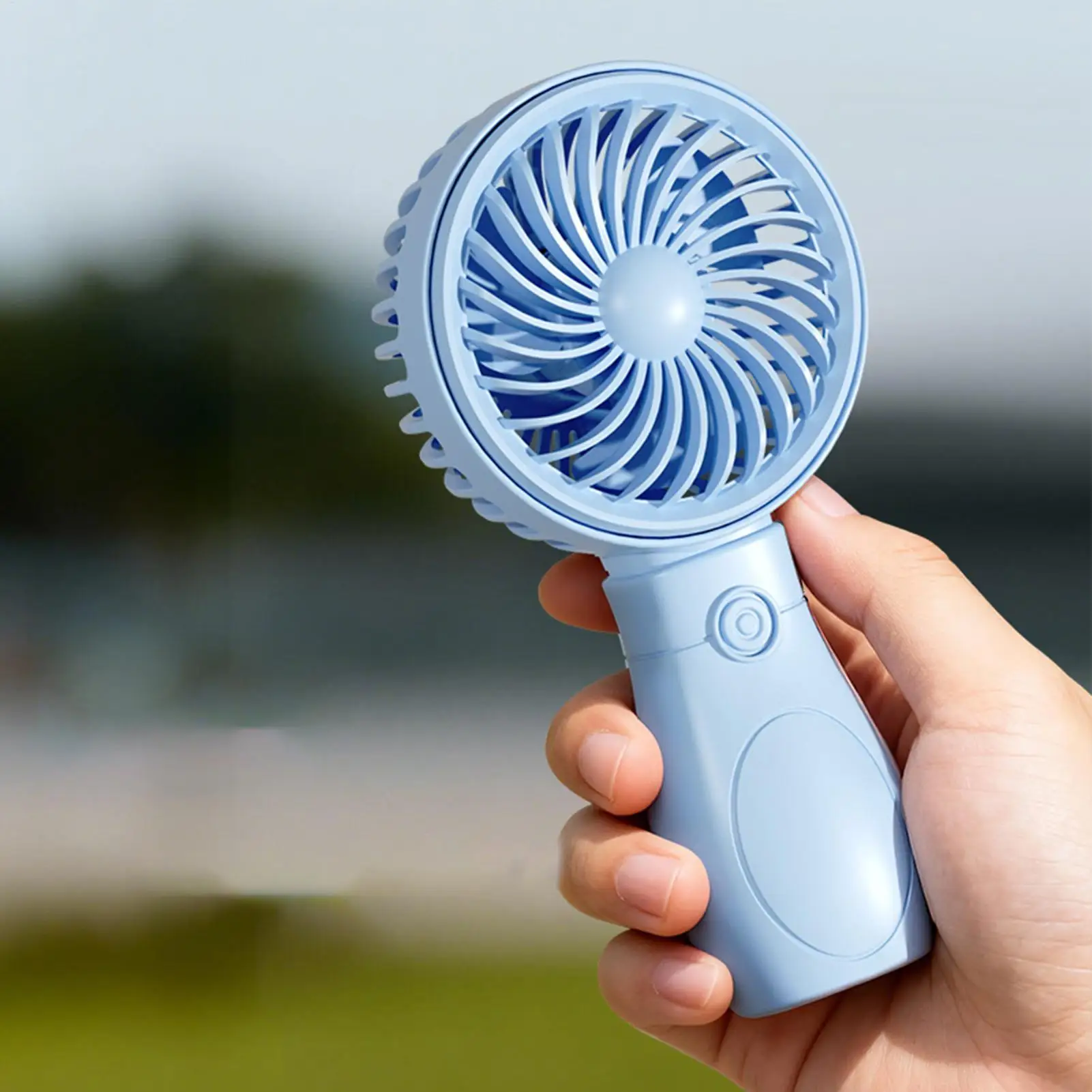 Mini Fan Portable Handheld Fan USB Rechargeable Mini Fan  3-Speed Adjustment  For Travel Outdoor Office Home cooling fan