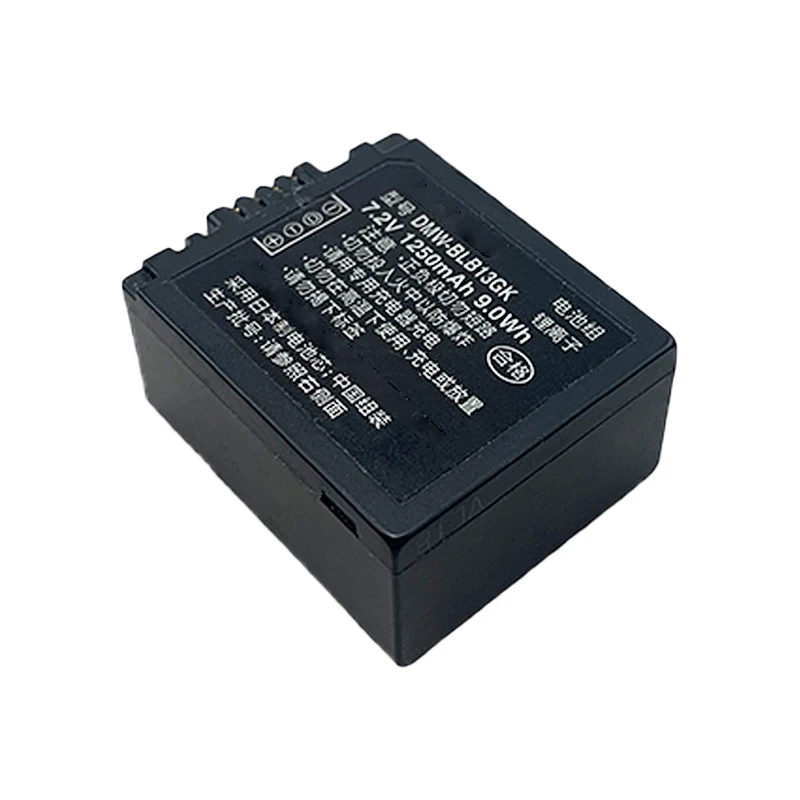 Original DMW-BLB13GK  for  Lumix Digital Camera Battery DMC-G1A DMC-G2R DMW-BLB13 7.2V 1250mAh Li-Ion Battery